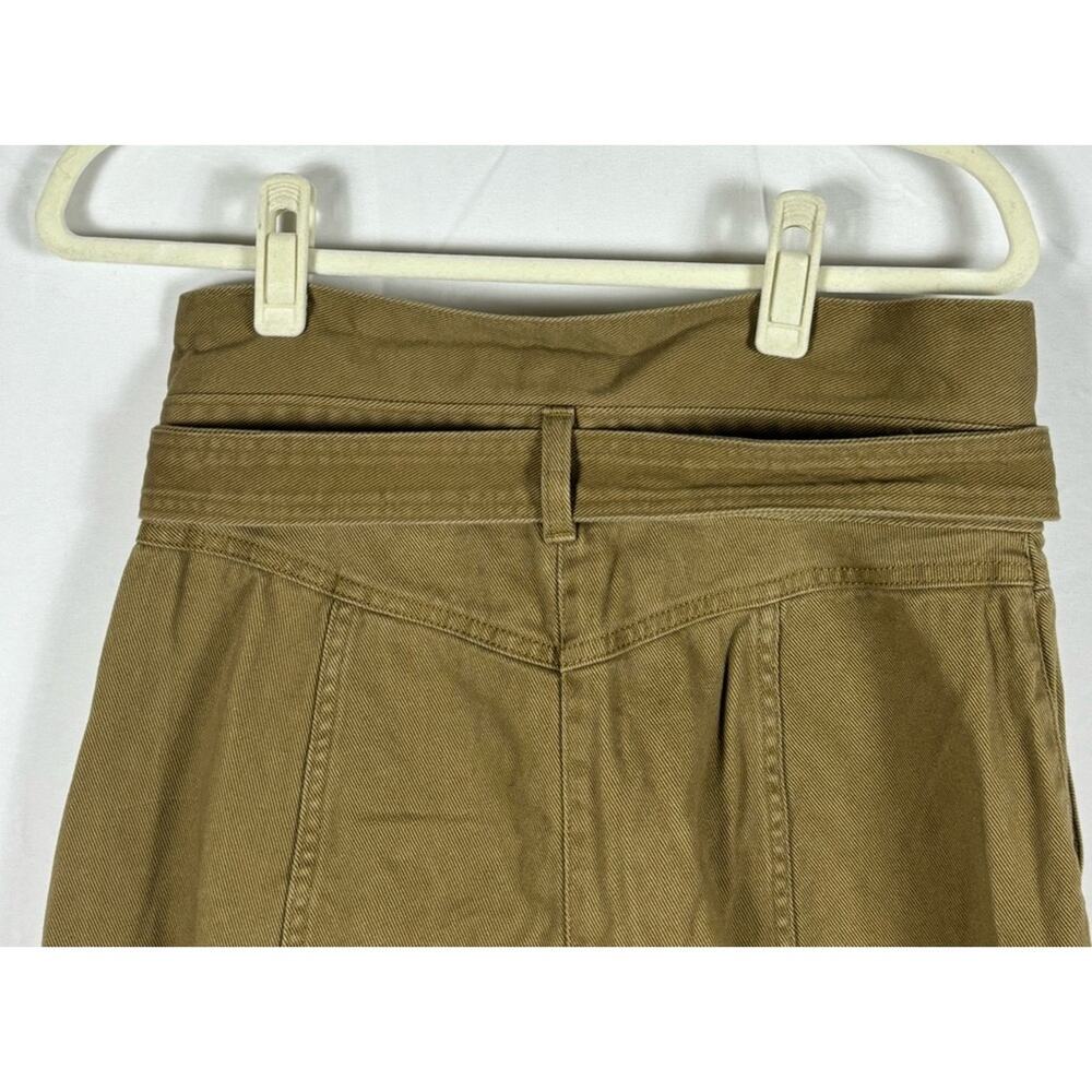 Banana Republic Skirt Paperbag Twill Khaki- size 6 - Picture 9 of 12
